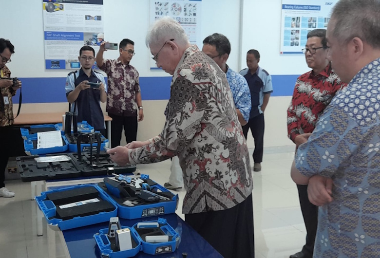 Peresmian kerja sama antara SKF Training dengan Poltek CWE