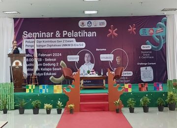 Politeknik CWE Open House : Seminar dan Pelatihan Peluang dan Kontribusi Gen Z dalam Pengembangan Digitalisasi UMKM Di Era 5.0